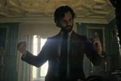 Penn Badgley sinister as ever in You season 4 first-look pictures as romance seems to blossom with Charlotte Ritchie