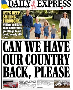 Daily Express – Can we have our country back please? 