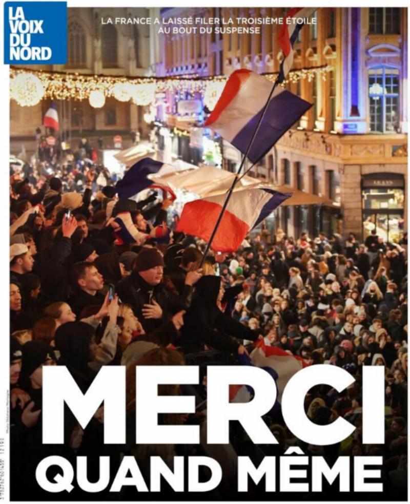 Backpages - French papers react to Argentina World Cup win