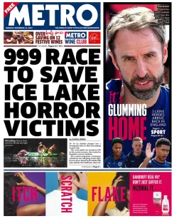 Metro – 999 race to save ice lake horror victims 