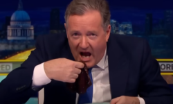 Piers Morgan grosses everyone out as he eats raw liver live on TV show without recoiling