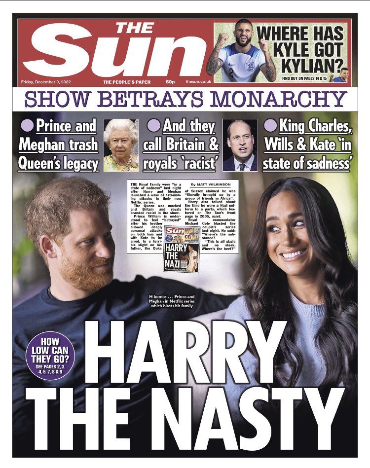 The Sun - Harry the nasty