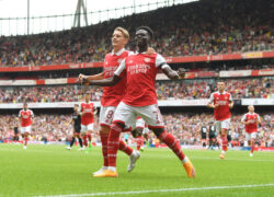 Bukayo Saka singles out ‘amazing’ Arsenal team-mate Martin Odegaard after win against Brighton