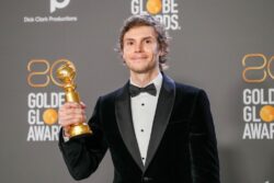 Evan Peters hopes ‘some good’ came from controversial Dahmer series as he wins Golden Globe for performance