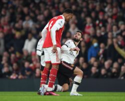 Gabriel Magalhaes trolls Bruno Fernandes after Arsenal beat Man Utd