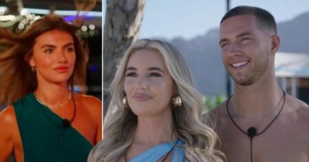 Love Island’s Ron Hall fights ‘temptation’ with bombshell Samie Elishi after reconciling with Lana Jenkins: ‘She’s 100% my type on paper’