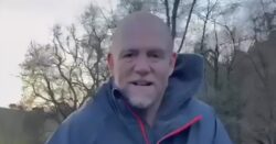 Mike Tindall kickstarts six-week fundraising challenge by plunging into freezing lake wearing teeny budgie smugglers