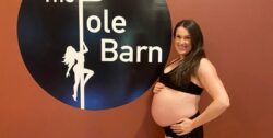 Mum who pole danced through pregnancy says it made labour smoother