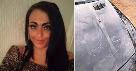 Female stalker scratched slur onto lawyer’s £120,000 Mercedes
