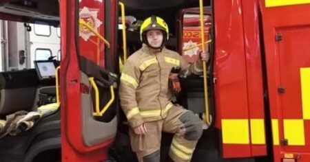 Firefighter dies after tackling huge blaze at historic Edinburgh department store