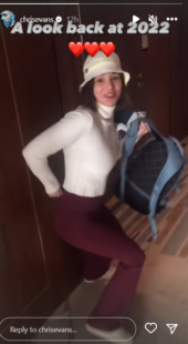 Chris Evans, 41, goes Instagram official with girlfriend Alba Baptista, 25 in loved-up video