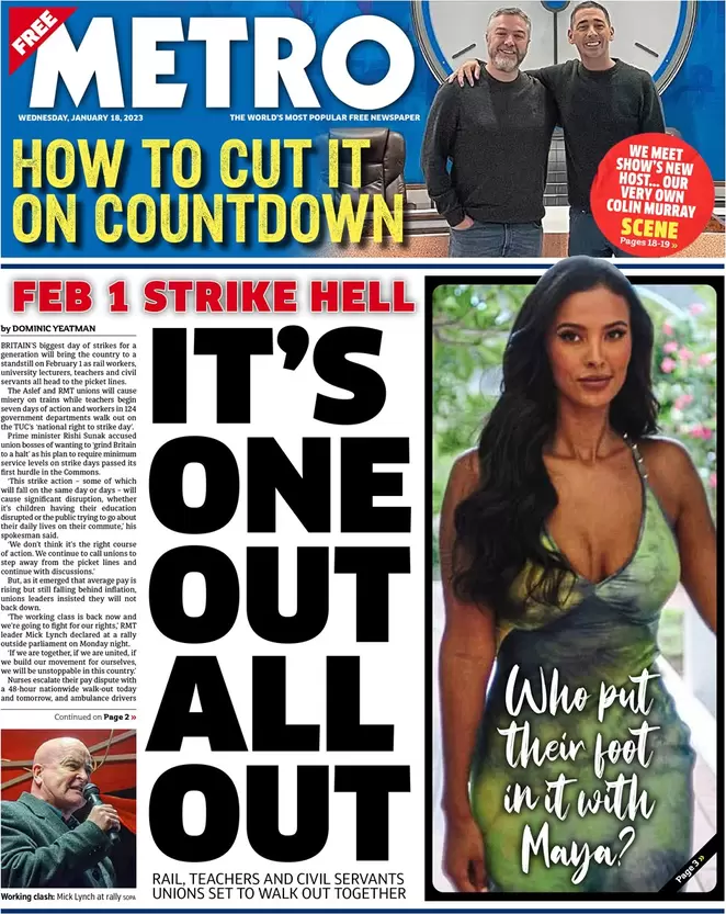 Metro - It’s one out all out