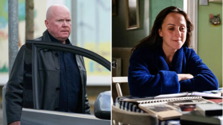 EastEnders legends Natalie Cassidy and Steve McFadden share a ‘beautiful day’ on a boat