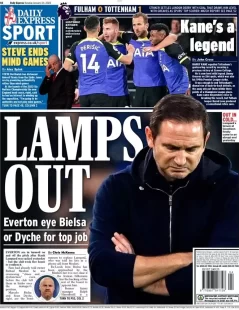 Daily Express Sport – Lamps out