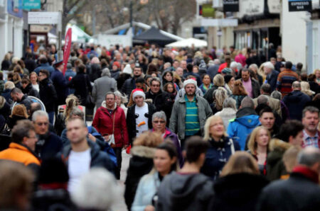 Retail sales fall in December as shoppers cut back on spending