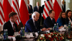 Live: Biden to meet eastern NATO allies as Putin scraps participation in nuclear pact