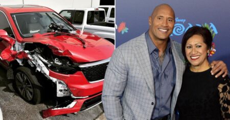 Dwayne Johnson reveals his mum was involved in horrifying car crash: ‘Thank you God she’s ok’