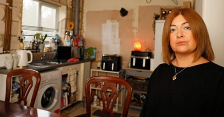 Woman left with ‘ripped-out’ kitchen and exposed wires after £50,000 renovation