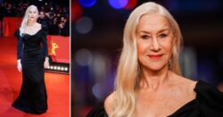 Dame Helen Mirren, 77, oozes glamour as she shows off long blonde locks at Berlin Film Festival 