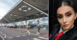 Flight attendant died suddenly when plane landed at Stansted Airport