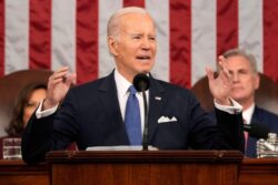 Joe Biden says US is ‘bruised’ but ‘unbroken’ in State of the Union address