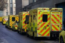 Which ambulance services are on strike today?