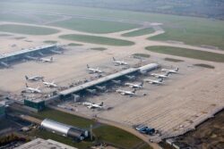 Plane severely damaged trying to land in strong winds at Stansted Airport