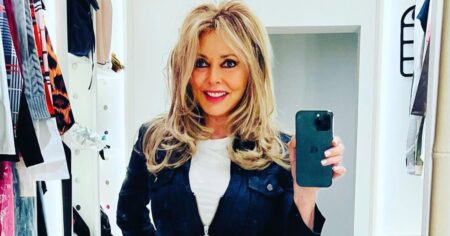 Carol Vorderman shrinks jumpsuit in the wash but it still fits and looks excellent