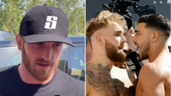 Logan Paul makes prediction for Jake Paul vs Tommy Fury after heated weigh-in