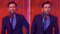 Eagle-eyed Saturday Night Takeaway viewers spot sweet non-binary Pride badge on David Tennant’s jacket and hearts have melted