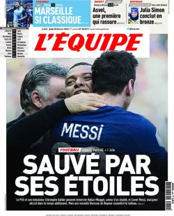 L’Equipe – Sauve par ses etoiles