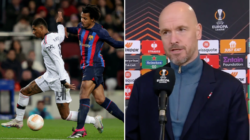 Erik ten Hag and Marcus Rashford slam referee after Manchester United draw at Barcelona