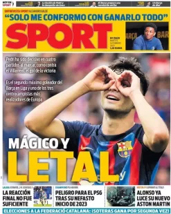 Sport: “Mágico y letal”