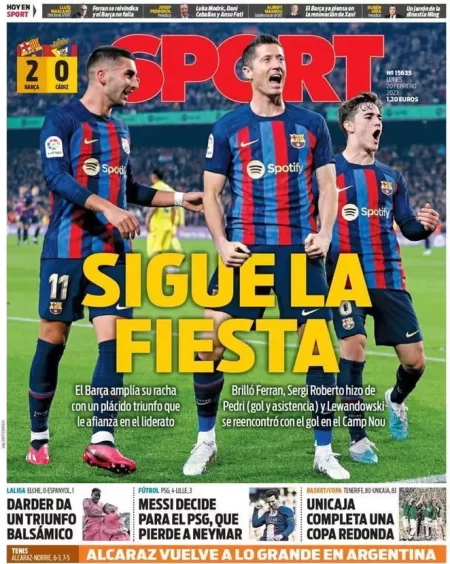 SPORT – Sigue la fiesta