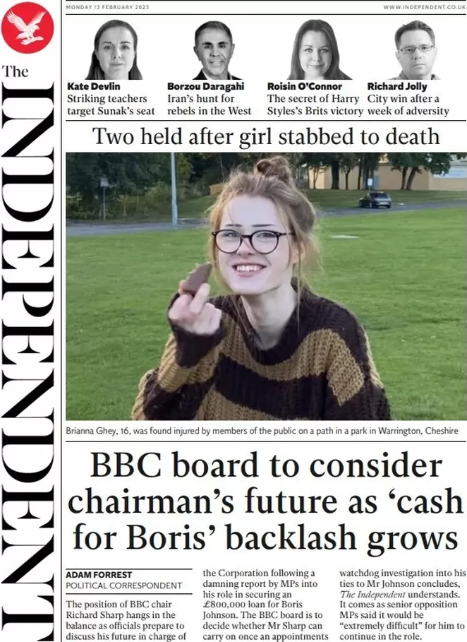 The Independent - BBC board to consider chairman’s future as ‘cash for Boris’ backlash grows