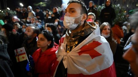 Thousands protest in Tbilisi against controversial Georgian ‘foreign agents’ law