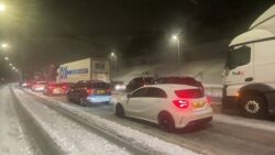 Thousands stuck in their cars overnight after blizzards bring M62 to a standstill