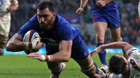France thrashes England in record 53-10 win in Six Nations