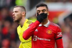 Casemiro unlucky and referees inconsistent, claims David De Gea after Manchester United star’s red card