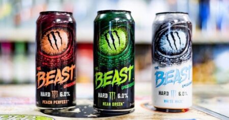 Monster Energy has released a range of alcoholic drinks