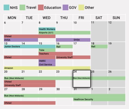 Who’s on strike today and how will it affect you? Daily update for March 24