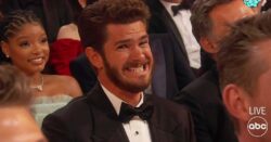 Andrew Garfield becomes a meme again within first few minutes of Oscars thanks to his face