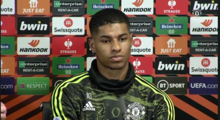 Marcus Rashford hits back at ‘nonsense’ claims Manchester United ‘gave up’ during 7-0 defeat to Liverpool