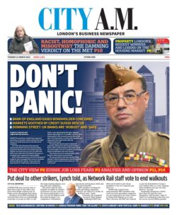 CITY AM – Don’t panic 