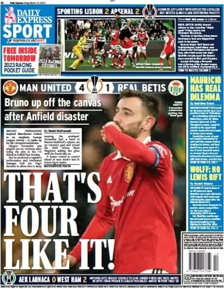 Express Sport – ‘That’s four like it’ 