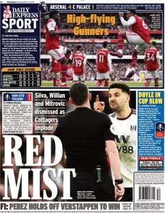 Express Sport – ‘Red Mist’ as Fulham shown three red cards