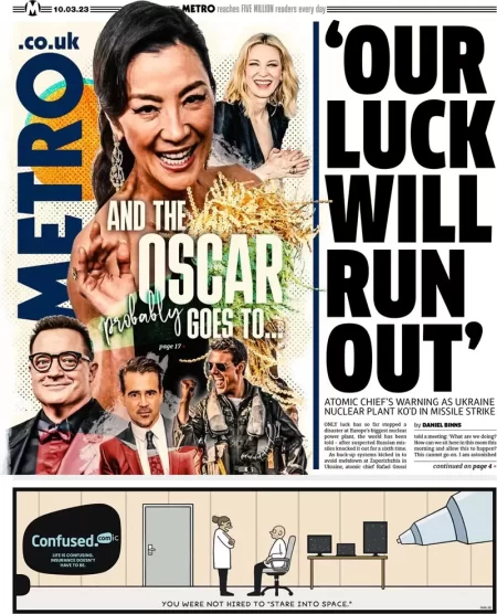 Metro – Our luck will run out