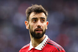 Bruno Fernandes an injury doubt for Manchester United’s clash with Tottenham