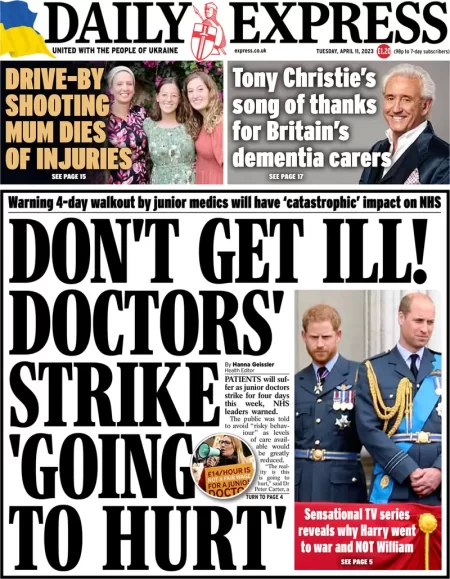 Daily Express – Don’t get ill: Doctors’ strike is going to hurt 