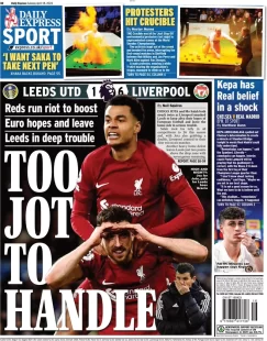 Express Sport – Too jot to handle 